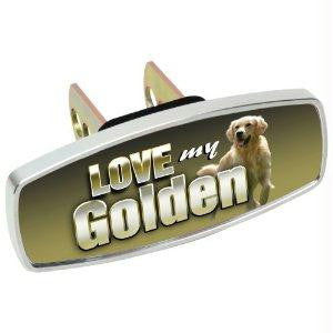HitchMate Premier Series Hitch Cap Love My Golden