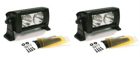 Wurton Off Road Dual 5 inch Black 10W High-Power 2X2 LED Light Bars