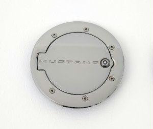 2010+ Ford Mustang Mustang Logo Locking Fuel Door Chrome