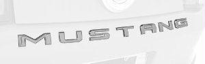 2010-13 Ford Mustang Trunk Letters Chrome