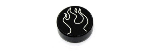 All Sales Interior Dash Knobs (4wd knob)- Flame Black