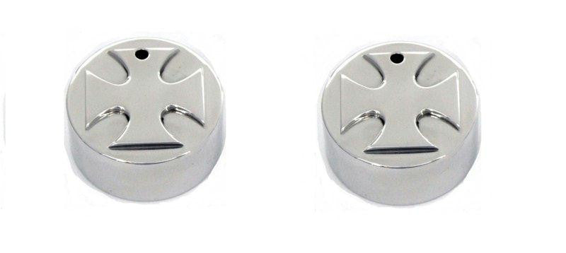 All Sales Head Light Knob (1 Knob)-  Iron Cross Polished