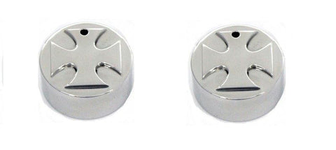 All Sales Head Light Knob (1 Knob)-  Iron Cross Polished