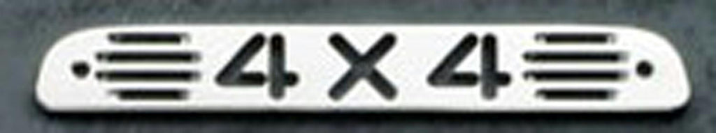 All Sales 4 x 4 3rd Brake Light Cover-Brushed