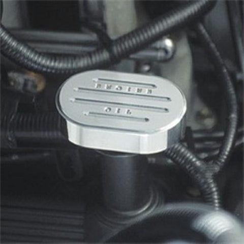 All Sales Oil Cap-Brushed