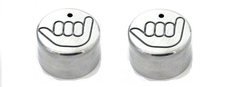 All Sales Interior Dash Knobs (set of 2)-  Hang Loose Polished