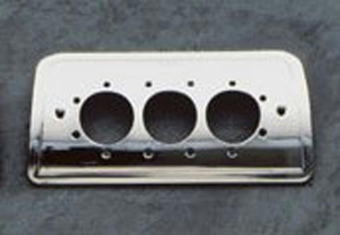 All Sales Euro 3rd Brake Light Cover-Brushed