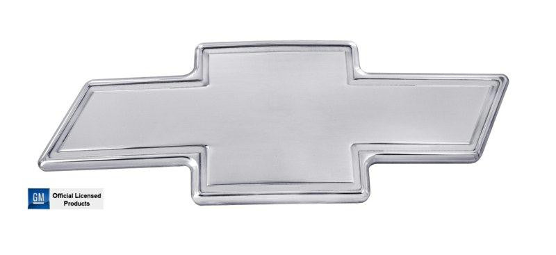 All Sales Chevy Bowtie Grille Emblem W-Border- Polished