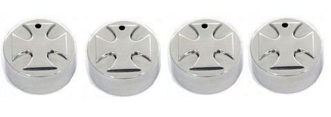 All Sales Interior Dash Knobs (set of 3 & 4wd knob)-  Iron Cross Polished
