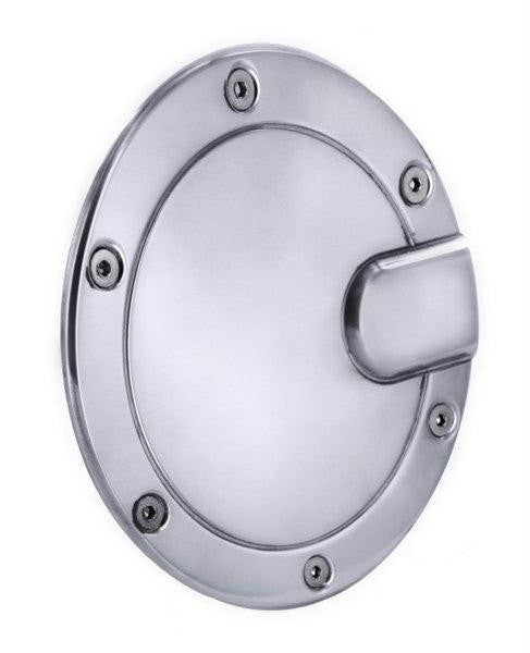 All Sales Race Style Billet Fuel Dr  5 3-4 Ring O.D. No Door -Brushed Chrome