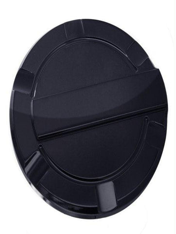 All Sales Striker Style Billet Fuel Dr  6 1-4 Ring O.D. No Door-Gloss Black Door