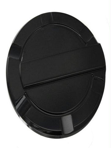 All Sales Striker Style Billet Fuel Dr  6 1-4 Ring O.D. No Door-Flat black Door