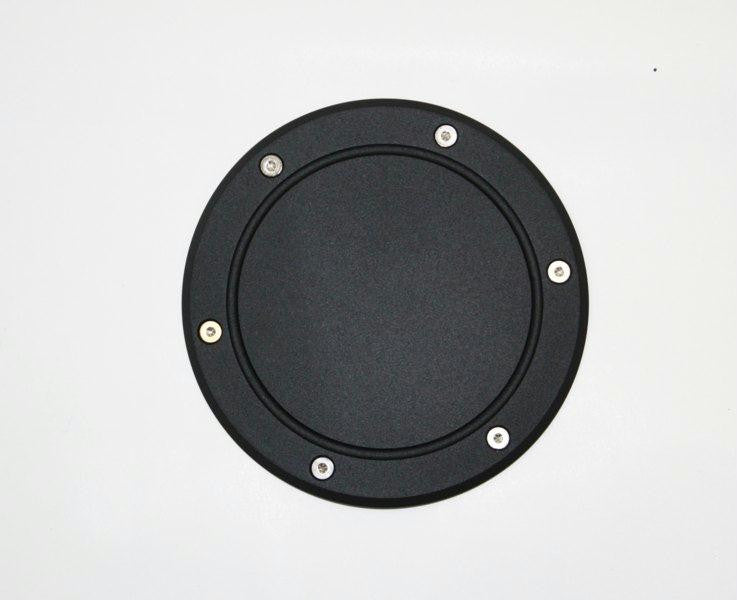 All Sales Race Style Billet Fuel Dr  6 3-4 Ring O.D. No Door-Gloss Black Door