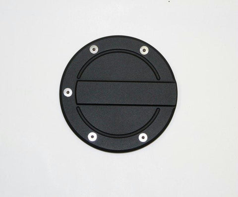 All Sales Race Style Billet Fuel Dr  6 1-4 Ring O.D. No Door-Flat black Door