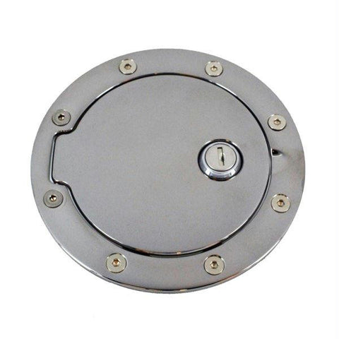 All Sales Race Style Billet Fuel Dr  5 1-2 Ring O.D. 4 1-8 Door O.S-Brushed locking