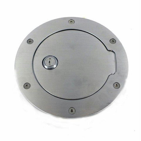 All Sales Race Style Billet Fuel Dr  6 1-4 Ring O.D. 4 1-2 Door O.D. -Brushed locking