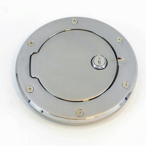All Sales Race Style Billet Fuel Dr 6 3-8  Ring O.D. 5 1-8 Door O.D.-Brushed locking