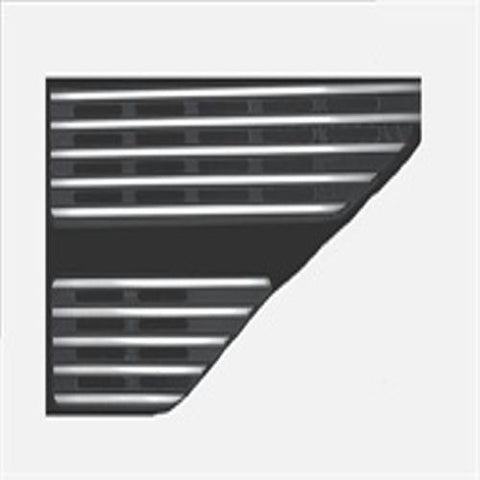 All Sales Hood Vent Grille\'s Pair-Brushed