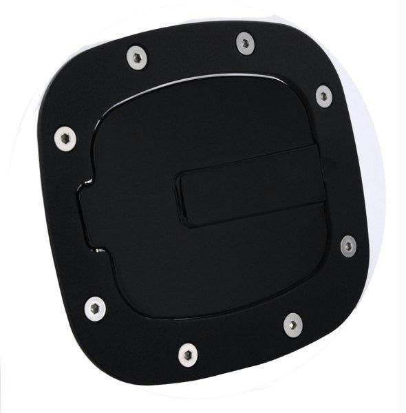 All Sales Race Style Billet Fuel Dr  7 1-2 X 6 5-8 Ring  5 3-8 X 41-2 Door -Gloss Black Ring and Door