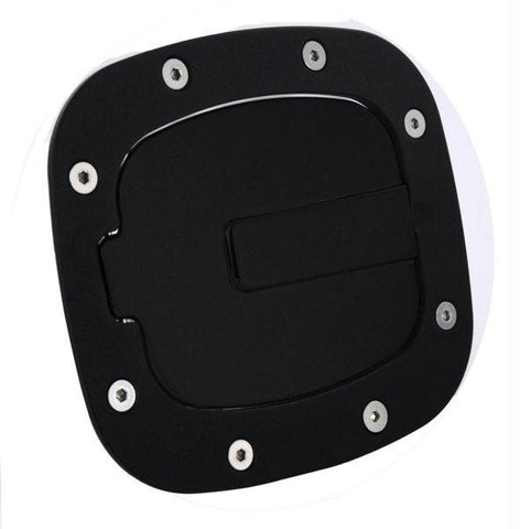 All Sales Race Style Billet Fuel Dr  7 1-2 X 6 5-8 Ring  5 3-8 X 41-2 Door -Gloss Black Ring and Door