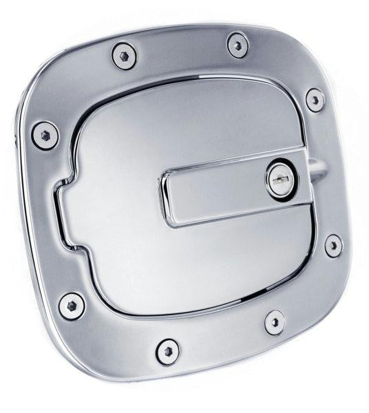 All Sales Race Style Billet Fuel Dr  7 1-2 X 6 5-8 Ring  5 3-8 X 41-2 Door -Polished locking