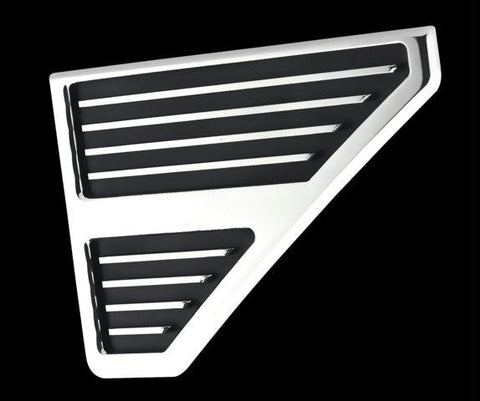All Sales Hood Vent Grille\'s Pair -Polished
