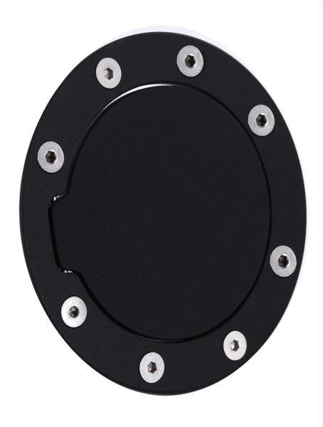 All Sales Race Style Billet Fuel Dr 5 3-4 Ring O.D.  4 1-8 Door O.D.-Gloss Black Ring and Door