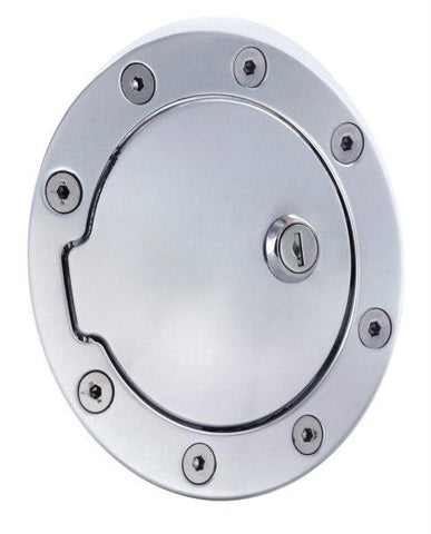 All Sales Race Style Billet Fuel Dr 5 3-4 Ring O.D.  4 1-8 Door O.D.-Polished locking