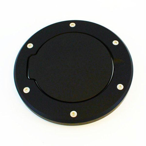 All Sales Race Style Billet Fuel Dr 6 3-8  Ring O.D. 5 1-8 Door O.D.-Gloss Black Ring and Door