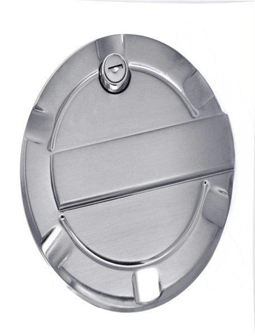 All Sales Striker Style Billet Fuel Dr  6 1-4 Ring O.D. No Door-Brushed Chrome Locking