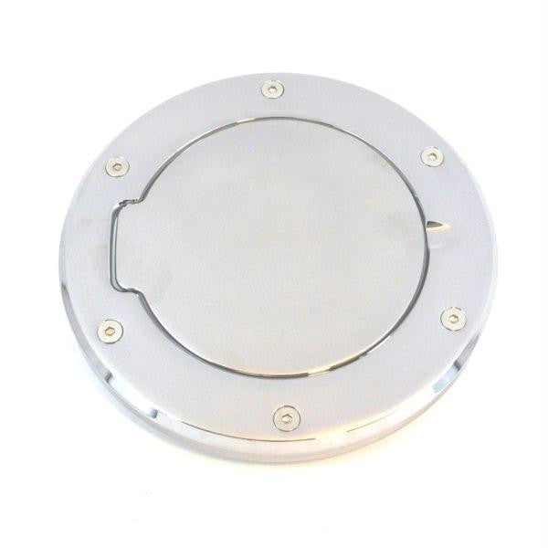 All Sales Race Style Billet Fuel Dr  6 3-4 Ring O.D.  5 1-8 Door O.D.-Brushed Chrome
