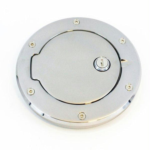 All Sales Race Style Billet Fuel Dr  6 3-4 Ring O.D.  5 1-8 Door O.D.-Chrome Locking