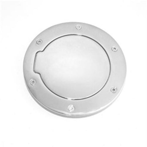 All Sales Race Style Billet Fuel Dr 6 1-2 Ring O.D.  4 1-2 Door O.D.-Brushed Chrome