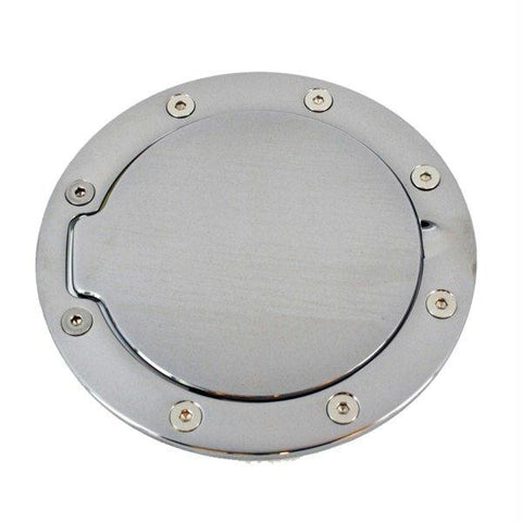 All Sales Race Style Billet Fuel Dr  5 1-2 Ring O.D. 4 1-8 Door O.S-Brushed Chrome