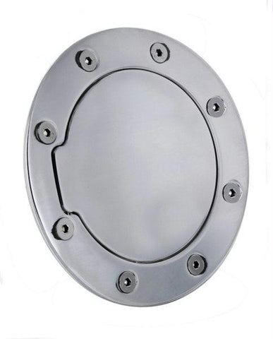 All Sales Race Style Billet Fuel Dr  6 5-8 Ring O.D.  4 1-2 Door O.D.-Brushed Chrome