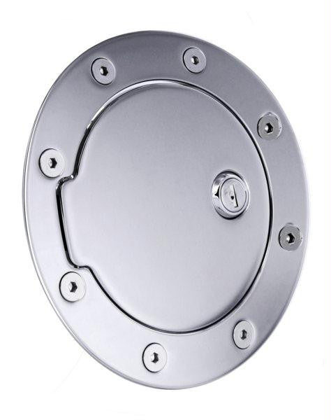 All Sales Race Style Billet Fuel Dr  6 5-8 Ring O.D.  4 1-2 Door O.D.-Chrome Locking