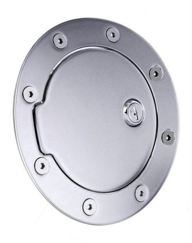 All Sales Race Style Billet Fuel Dr  6 5-8 Ring O.D.  4 1-2 Door O.D.-Chrome Locking