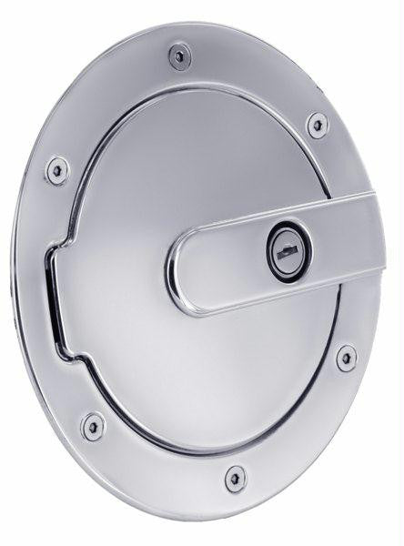 All Sales Race Style Billet Fuel Dr  7 Ring O.D.  5 1-8 Door O.D.-Chrome Locking