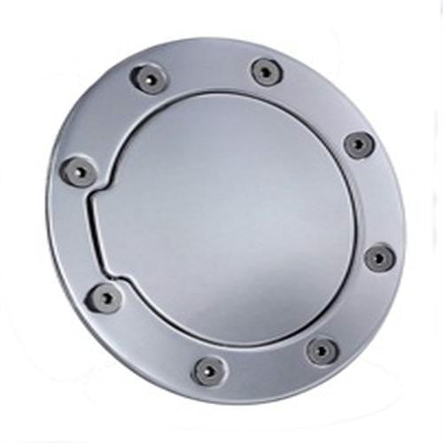 All Sales Race Style Billet Fuel Dr  6 3-8 Ring O.D. 4 1-2 Door O.D-Brushed Chrome