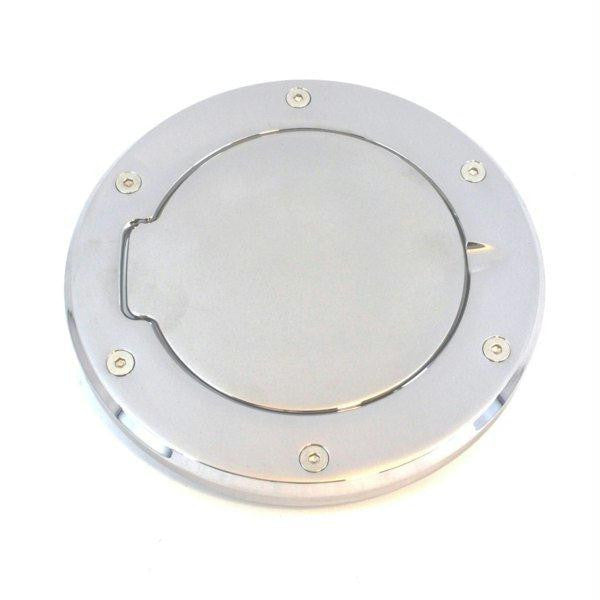 All Sales Race Style Billet Fuel Dr 6 3-8  Ring O.D. 5 1-8 Door O.D.-Brushed Chrome