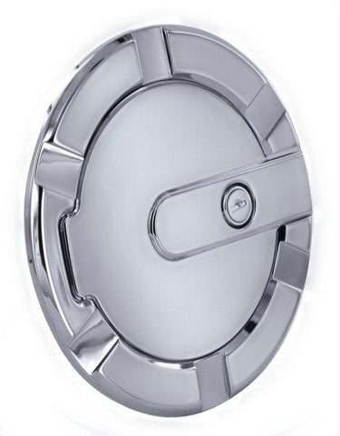 All Sales Striker Style Billet Fuel Dr  7 1-8 Ring O.D.  5 1-8 Door O.D. -Chrome Locking