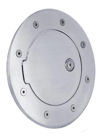 All Sales Race Style Billet Fuel Dr  8 1-8 Ring O.D. 5 1-8 Door O.D.-Brushed locking