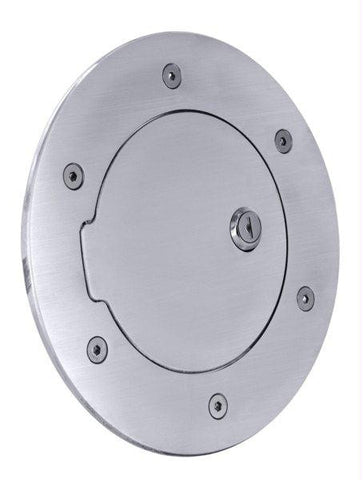 All Sales Race Style Billet Fuel Dr  8 1-4 Ring O.D.  5 1-8 Door O.D. -Brushed locking