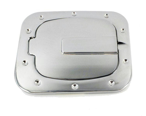 All Sales Race Style Billet Fuel Dr  7 1-4 X 6 5-8 Ring  5 3-8 X 41-2 Door -Brushed Chrome