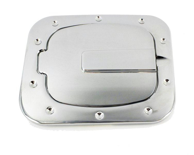 All Sales Race Style Billet Fuel Dr  7 1-4 X 6 5-8 Ring  5 3-8 X 41-2 Door -Chrome