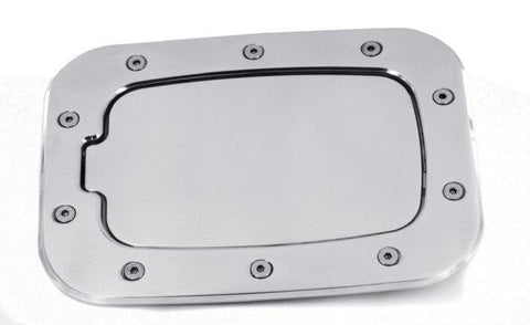 All Sales Race Style Billet Fuel Dr  10 3-8 X 7 5-8 Ring  8 X 4 5-8 Door -Brushed Chrome