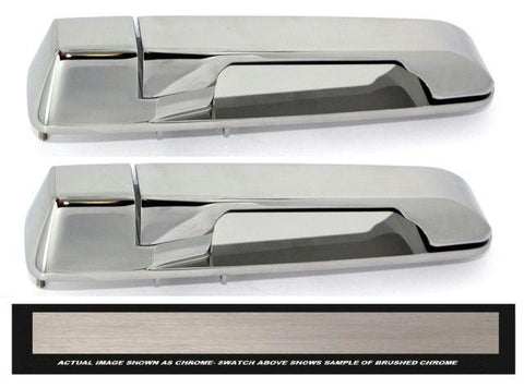 All Sales Brush Chrome LH  & RH w-o Lock Rear Doors