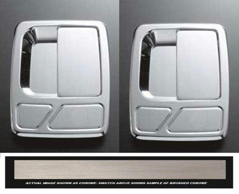 All Sales Brush Chrome LH  & RH w-o Lock Rear Doors
