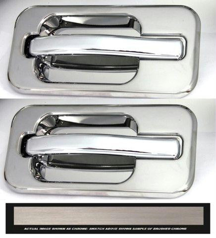 All Sales Brush Chrome LH  & RH w-o Lock Rear Doors