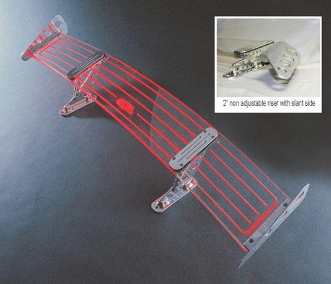 All Sales Slant Side 2 Non-Adjustable Riser Lined